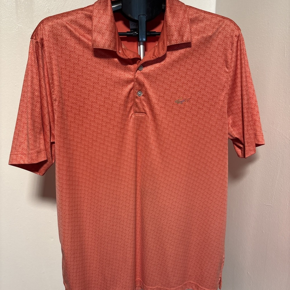 Greg Norman Play Dry Peach Polo Size XL